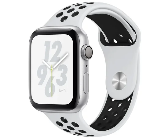 Силиконовый ремешок Sport Nike+ для Apple watch 38mm / 40mm White / Black