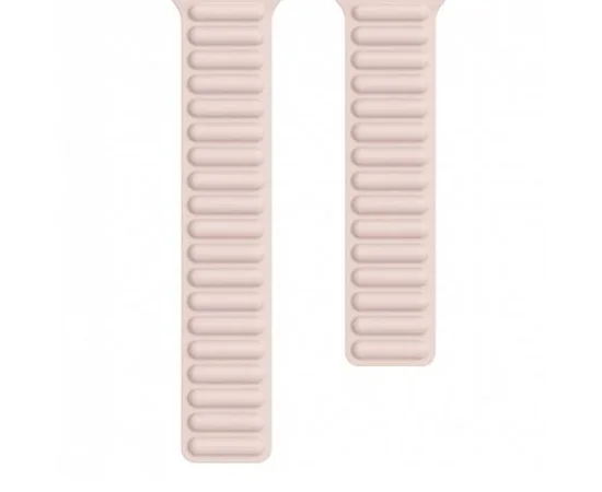 Кожаный ремешок Leather Link для Apple watch 42mm/44mm Розовый / Pink Sand