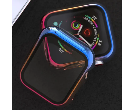 PC+Glass чехол Rainbow для Apple Watch 44mm Rainbow