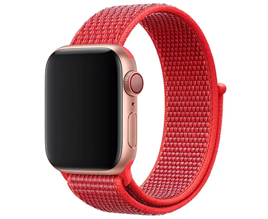 Ремешок Nylon для Apple watch 42mm/44mm Красный / Red