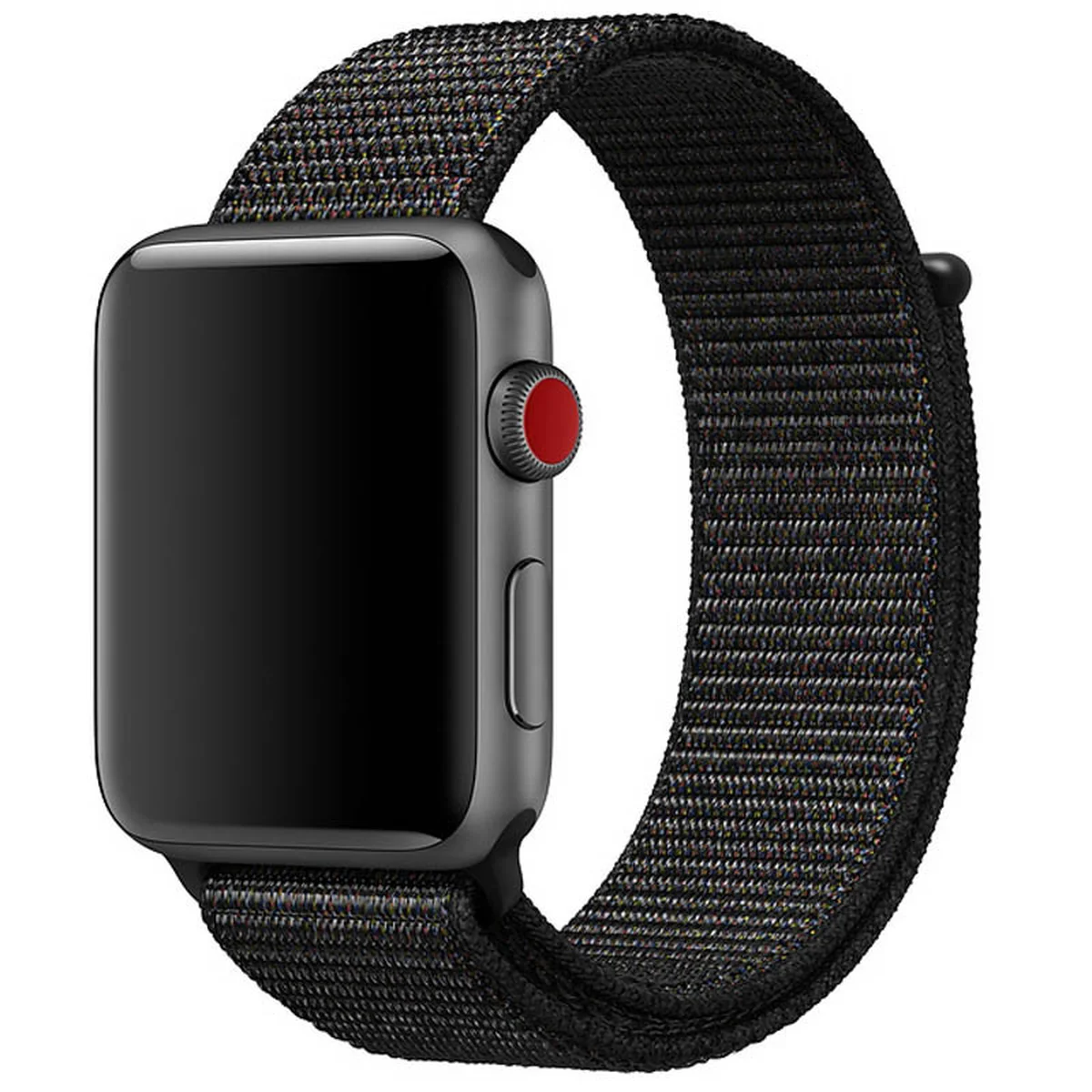Ремешок Nylon для Apple watch 42mm/44mm Черный / Black