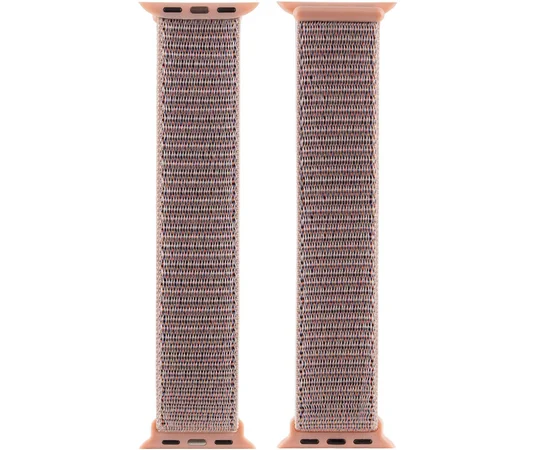 Ремінець Nylon для Apple watch 38mm / 40mm Рожевий / Pink Sand