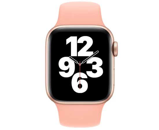 Силиконовый ремешок для Apple watch 42mm / 44mm Розовый / Flamingo