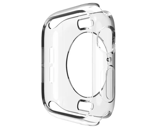Чехол TPU прозрачный 360 для Apple Watch 40mm Прозрачный