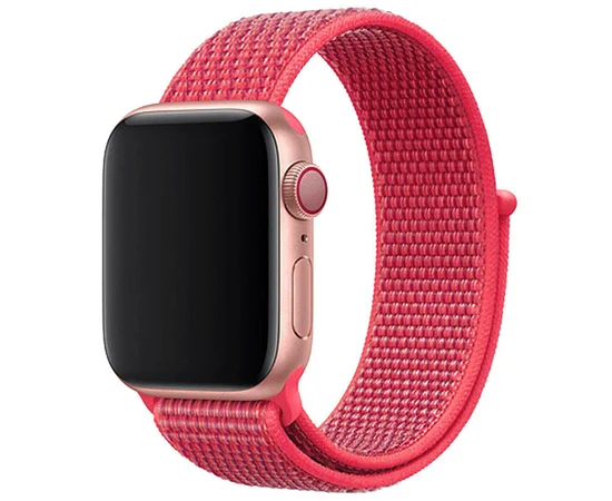 Ремешок Nylon для Apple watch 42mm/44mm Арбузный / Watermelon red
