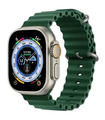 Ремешок Ocean Band для Apple watch 42mm/44mm/45mm/49mm Зеленый / Forest green