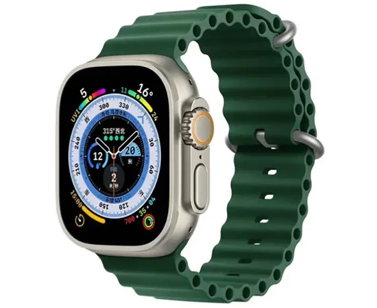 Ремінець Ocean Band для Apple watch 42mm/44mm/45mm/49mm Зелений / Forest green