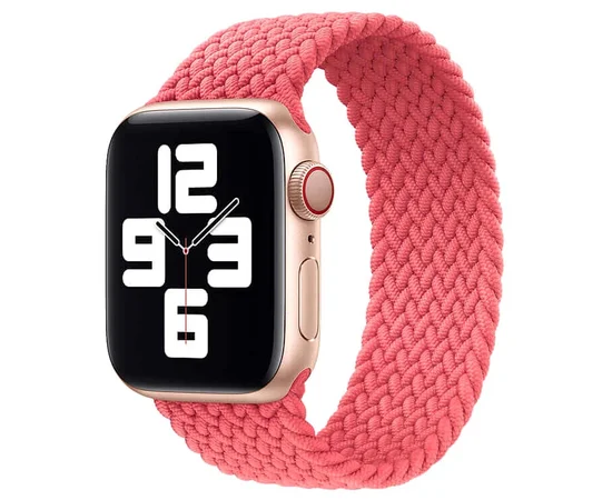 Ремешок Braided Solo Loop для Apple watch 42mm/44mm 145mm Розовый