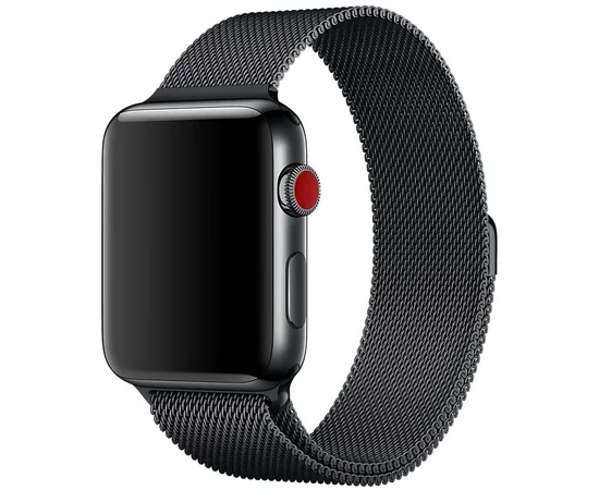 Ремінець Milanese Loop Design для Apple watch 42mm / 44mm Чорний