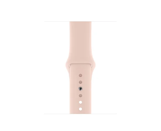 Силиконовый ремешок для Apple watch 38mm / 40mm Розовый песок