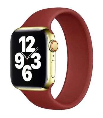 Ремешок Solo Loop для Apple watch 42mm/44mm 177mm (9) Красный / Dark Red