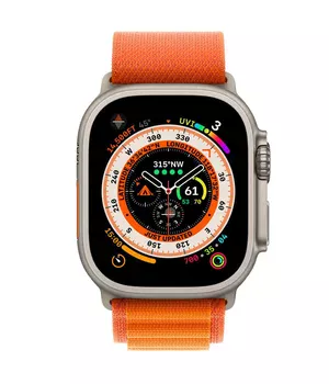 Ремінець Alpine Loop для Apple watch 42mm/44mm/45mm/49mm (m/l) Помаранчевий / Orange
