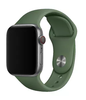 Силиконовый ремешок для Apple watch 38mm / 40mm Зеленый / Army green