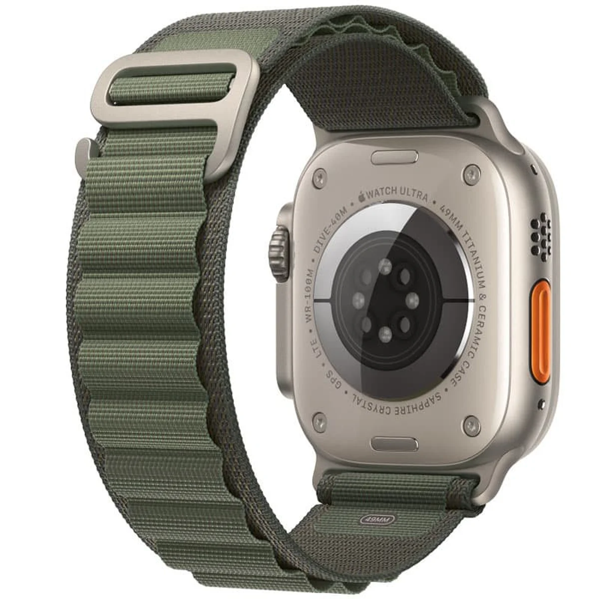 Ремінець Alpine Loop для Apple watch 42mm/44mm/45mm/49mm (m/l) Зелений / Green