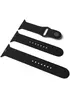 Силіконовий ремінець для Apple Watch Sport Band 42/44 (S / M & M / L) 3pcs Чорний / Black