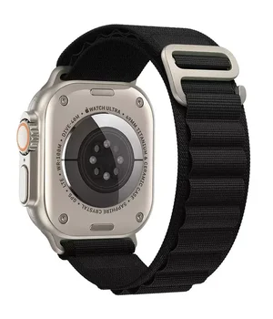 Ремешок Alpine Loop для Apple watch 42mm/44mm/45mm/49mm (m/l) Черный / Black