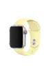 Силиконовый ремешок для Apple watch 42mm / 44mm Желтый / Mellow Yellow