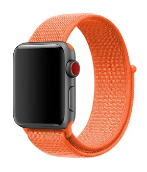 Ремінець Nylon для Apple watch 42mm / 44mm Помаранчевий / Orange