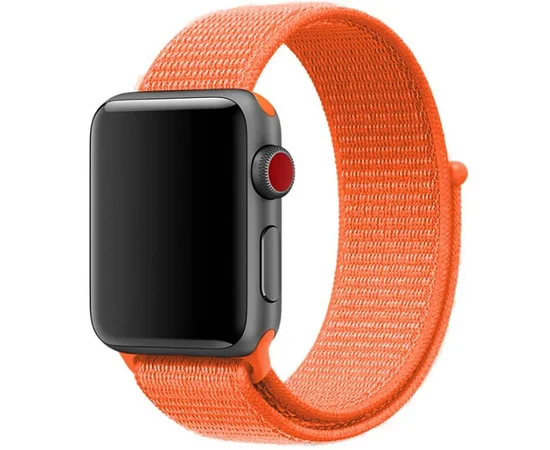 Ремінець Nylon для Apple watch 42mm / 44mm Помаранчевий / Orange