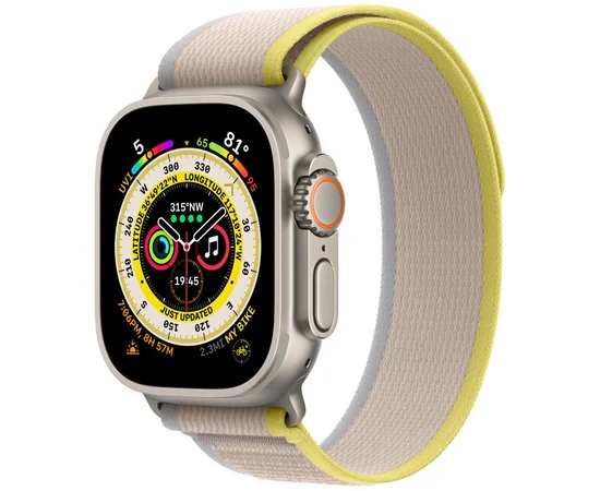 Ремешок Trail Loop для Apple watch 42mm/44mm/45mm/49mm (m/l) Yellow / Beige