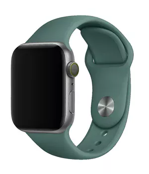 Силиконовый ремешок для Apple watch 38mm / 40mm Зеленый / Pine green Силиконовый ремешок для Apple watch 38mm / 40mm Зеленый / Pine green