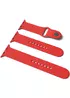 Силіконовий ремінець для Apple Watch Sport Band 38/40 (S / M & M / L) 3pcs Червоний / Red