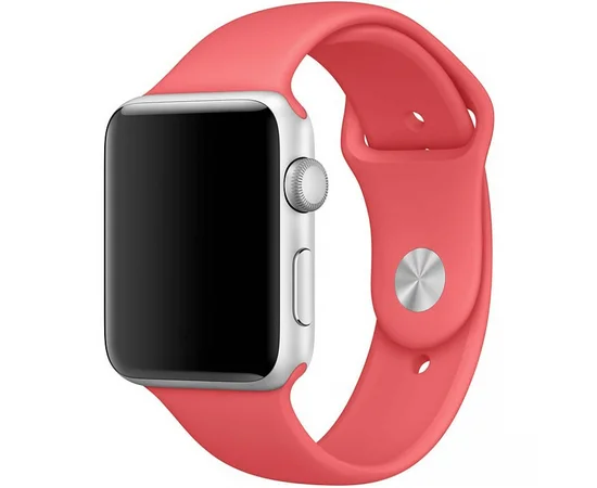 Силиконовый ремешок для Apple watch 38mm / 40mm Красный / Camellia Red