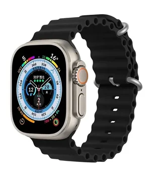 Ремінець Ocean Band для Apple watch 42mm/44mm/45mm/49mm Чорний / Black