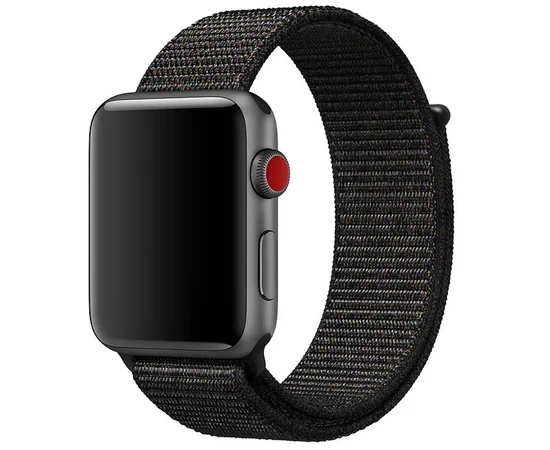 Ремешок Nylon для Apple watch 38mm/40mm Черный / Black