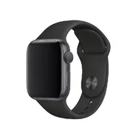 Силиконовый ремешок для Apple watch 42mm / 44mm Черный
