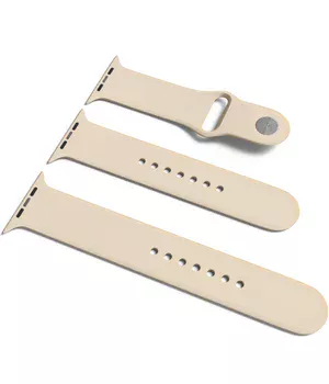 Силіконовий ремінець для Apple Watch Sport Band 42/44 (S / M & M / L) 3pcs Бежевий / Antigue White