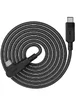 Дата кабель Acefast C5-03 USB-C to USB-C 100W right angled aluminum alloy (1m) Black