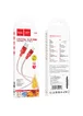 Дата кабель Hoco X99 Crystal Junction USB to Lightning (1.2m) Red