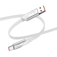 Дата кабель Hoco U119 Machine charging data USB to Type-C 5A (1.2m) Gray