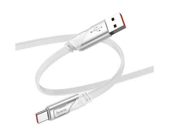 Дата кабель Hoco U119 Machine charging data USB to Type-C 5A (1.2m) Gray