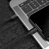 Дата кабель Borofone BX47 Coolway USB to Lightning (1m) Чорний