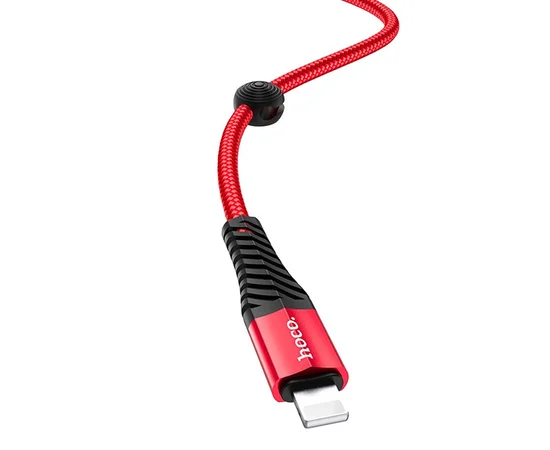Дата кабель Hoco X38 Cool Lightning (1m) Красный