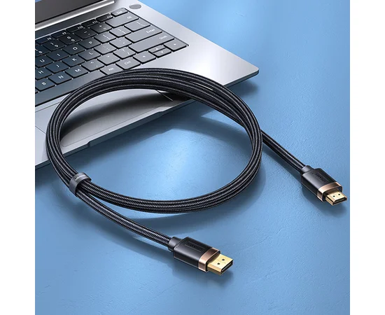 Дата кабель Usams US-SJ530 U74 4K HD DP To HDMI (2m) Черный
