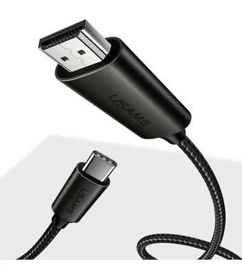 Адаптер USAMS US-SJ282 U22 HDMI 4K HD to Type-C Черный