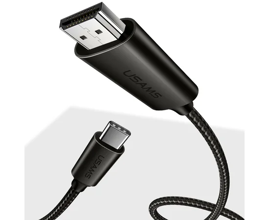 Адаптер USAMS US-SJ282 U22 HDMI 4K HD to Type-C Черный