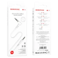 Аудио кабель Aux Borofone BL10 (1m) Белый