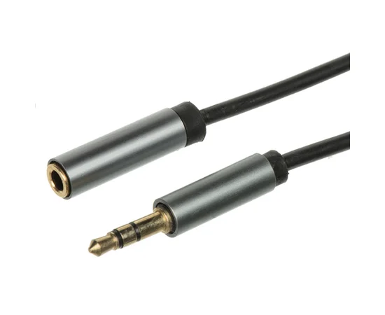 AUX удлинитель металл 2 pin 1.5м Черный