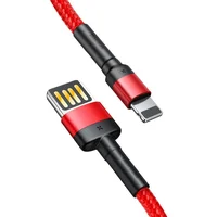 Дата кабель Baseus Cafule Lightning Cable Special Edition 2.4A (1m) (CALKLF-G) Red