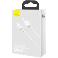 Дата кабель Baseus Superior Series Fast Charging Lightning Cable 2.4A (1.5m) (CALYS-B) Белый