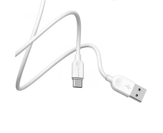 Дата кабель Borofone BX14 USB to Type-C (1m) Белый