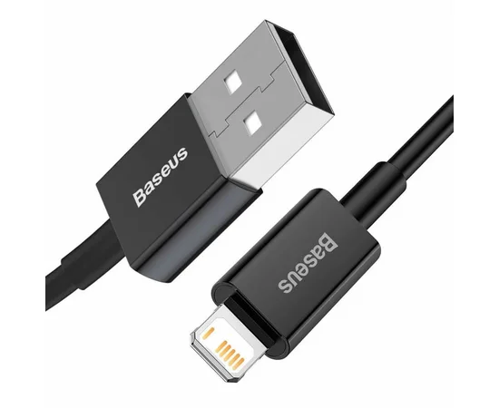 Дата кабель Baseus Superior Series Fast Charging Lightning Cable 2.4A (1m) (CALYS-A) Черный