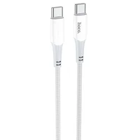 Дата кабель Hoco X70 Ferry Type-C to Type-C 60W (1m) Білий