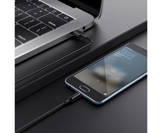 Дата кабель Borofone BX41 Amiable USB to MicroUSB (1m) Черный