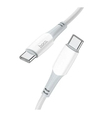 Дата кабель Hoco X70 Ferry Type-C to Type-C 60W (1m) Белый
