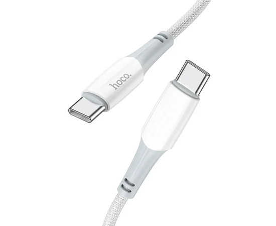 Дата кабель Hoco X70 Ferry Type-C to Type-C 60W (1m) Білий